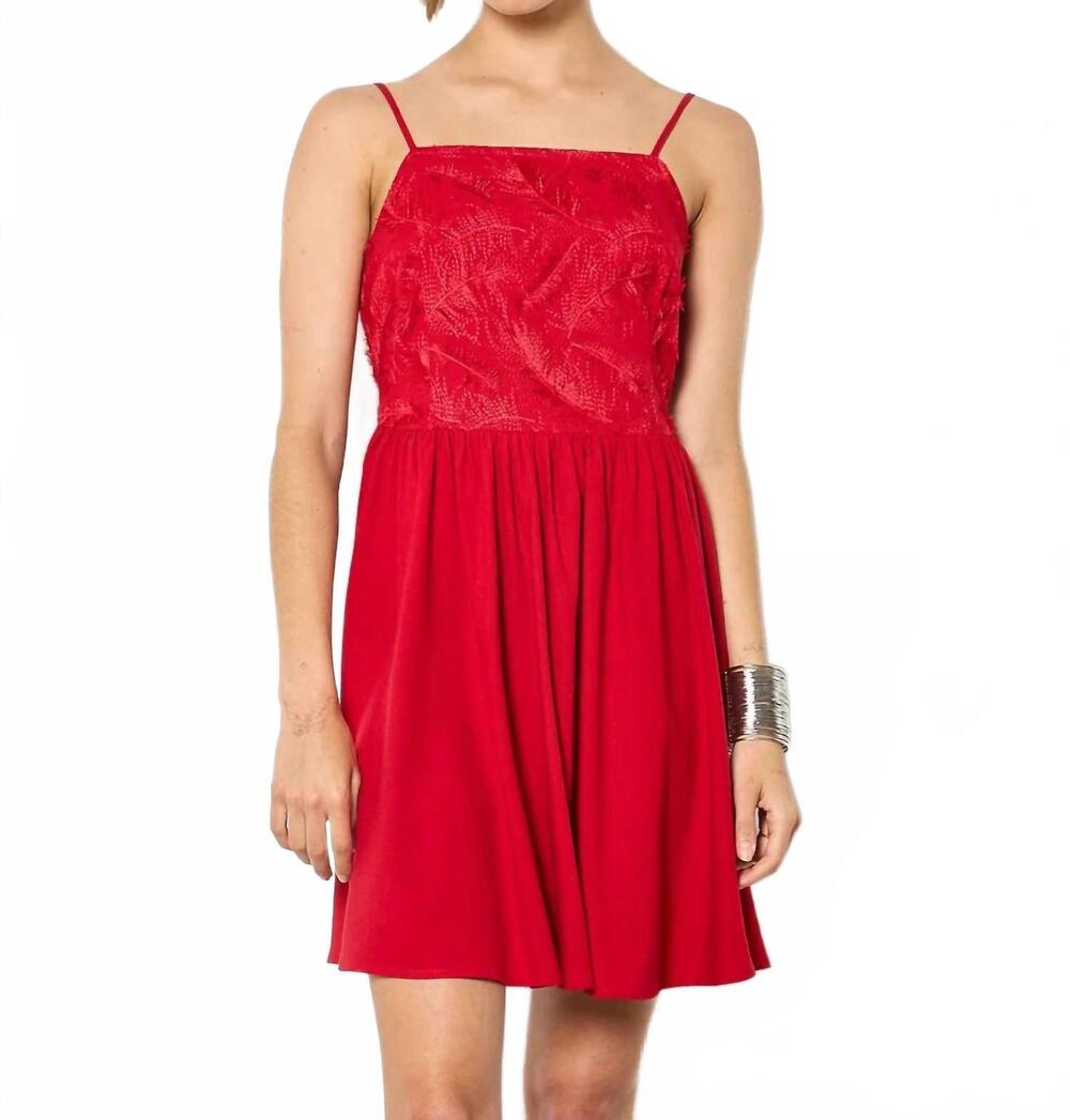 NEW APRICOT women's sleeveless mini dress in cherry bomb